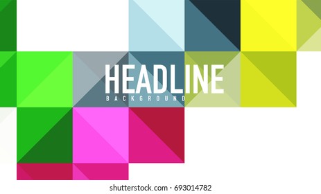 Fondo de presentación geométrica moderno. Concepto de negocio o elemento de tecnología digital, folleto o diseño de volante para diseños de banners web