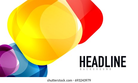 Modern geometric presentation background. Business concept or digital technology element, brochure or flyer design for web banner layouts