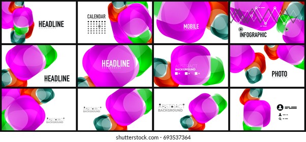 Modern geometric presentation background. Business concept or digital technology element, brochure or flyer design for web banner layouts