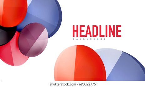 Modern geometric presentation background. Business concept or digital technology element, brochure or flyer design for web banner layouts