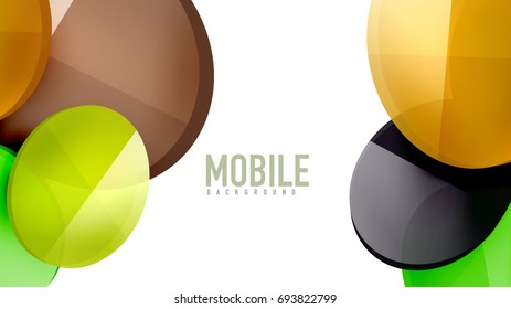 Modern geometric presentation background. Business concept or digital technology element, brochure or flyer design for web banner layouts