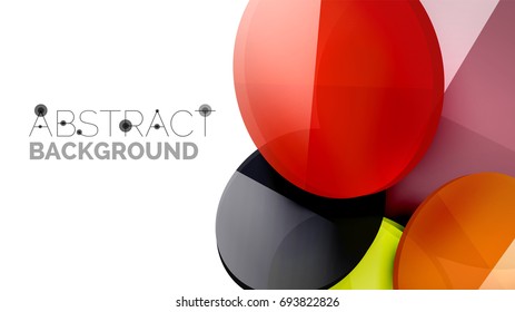 Modern geometric presentation background. Business concept or digital technology element, brochure or flyer design for web banner layouts