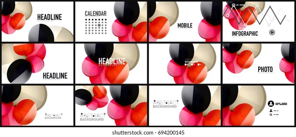 Modern geometric presentation background. Business concept or digital technology element, brochure or flyer design for web banner layouts