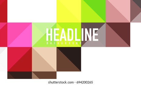 Modern geometric presentation background. Business concept or digital technology element, brochure or flyer design for web banner layouts