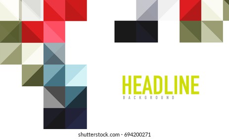 Modern geometric presentation background. Business concept or digital technology element, brochure or flyer design for web banner layouts