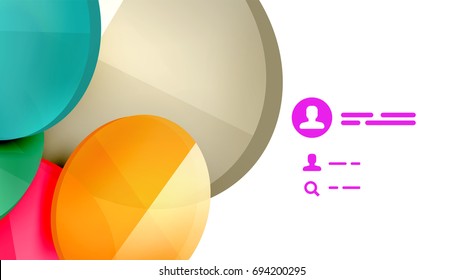 Modern geometric presentation background. Business concept or digital technology element, brochure or flyer design for web banner layouts