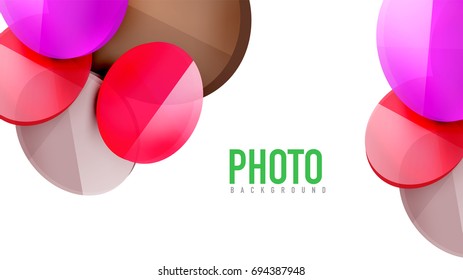 Modern geometric presentation background. Business concept or digital technology element, brochure or flyer design for web banner layouts