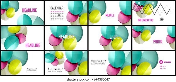 Modern geometric presentation background. Business concept or digital technology element, brochure or flyer design for web banner layouts