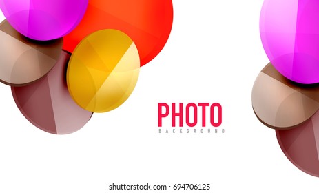 Modern geometric presentation background. Business concept or digital technology element, brochure or flyer design for web banner layouts