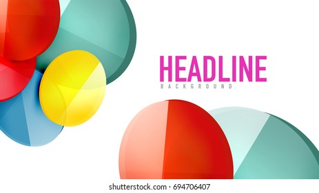 Modern geometric presentation background. Business concept or digital technology element, brochure or flyer design for web banner layouts