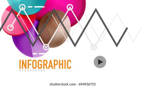 Modern geometric presentation background. Business concept or digital technology element, brochure or flyer design for web banner layouts