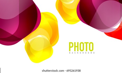 Modern geometric presentation background. Business concept or digital technology element, brochure or flyer design for web banner layouts