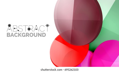 Modern geometric presentation background. Business concept or digital technology element, brochure or flyer design for web banner layouts