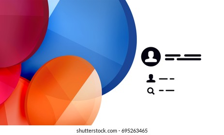 Fondo de presentación geométrica moderno. Concepto de negocio o elemento de tecnología digital, folleto o diseño de volante para diseños de banners web