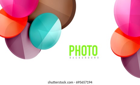 Modern geometric presentation background. Business concept or digital technology element, brochure or flyer design for web banner layouts