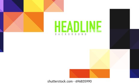 Modern geometric presentation background. Business concept or digital technology element, brochure or flyer design for web banner layouts