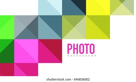 Modern geometric presentation background. Business concept or digital technology element, brochure or flyer design for web banner layouts