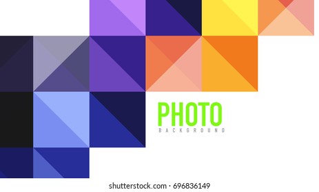 Modern geometric presentation background. Business concept or digital technology element, brochure or flyer design for web banner layouts
