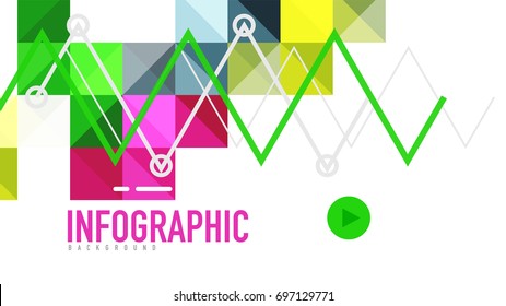 Modern geometric presentation background. Business concept or digital technology element, brochure or flyer design for web banner layouts