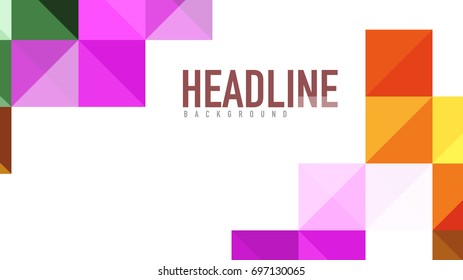 Modern geometric presentation background. Business concept or digital technology element, brochure or flyer design for web banner layouts