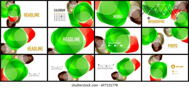 Plano de fundo da apresentação geométrica moderna. Conceito comercial ou elemento de tecnologia digital, brochura ou design de folheto para layouts de banner da Web