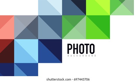 Fondo de presentación geométrica moderno. Concepto de negocio o elemento de tecnología digital, folleto o diseño de volante para diseños de banners web