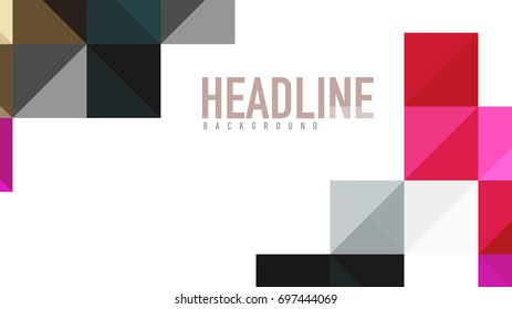 Modern geometric presentation background. Business concept or digital technology element, brochure or flyer design for web banner layouts