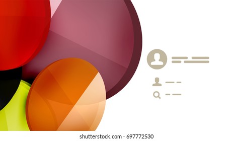 Modern geometric presentation background. Business concept or digital technology element, brochure or flyer design for web banner layouts