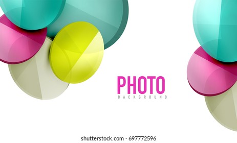 Modern geometric presentation background. Business concept or digital technology element, brochure or flyer design for web banner layouts