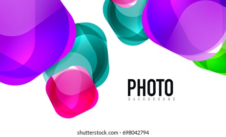 Modern geometric presentation background. Business concept or digital technology element, brochure or flyer design for web banner layouts