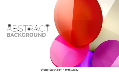 Modern geometric presentation background. Business concept or digital technology element, brochure or flyer design for web banner layouts