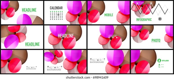 Plano de fundo da apresentação geométrica moderna. Conceito comercial ou elemento de tecnologia digital, brochura ou design de folheto para layouts de banner da Web
