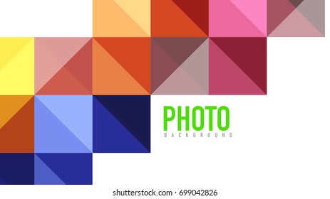 Fondo de presentación geométrica moderno. Concepto de negocio o elemento de tecnología digital, folleto o diseño de volante para diseños de banners web