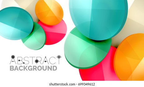 Modern geometric presentation background. Business concept or digital technology element, brochure or flyer design for web banner layouts