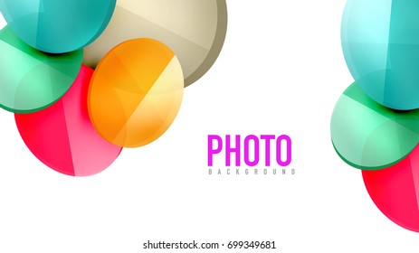 Modern geometric presentation background. Business concept or digital technology element, brochure or flyer design for web banner layouts