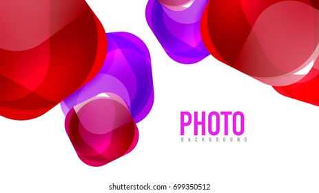 Modern geometric presentation background. Business concept or digital technology element, brochure or flyer design for web banner layouts