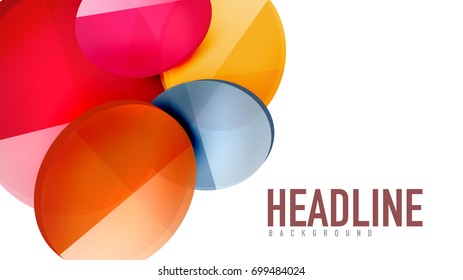 Modern geometric presentation background. Business concept or digital technology element, brochure or flyer design for web banner layouts