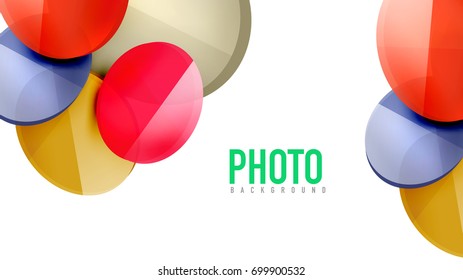 Modern geometric presentation background. Business concept or digital technology element, brochure or flyer design for web banner layouts
