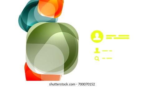 Modern geometric presentation background. Business concept or digital technology element, brochure or flyer design for web banner layouts