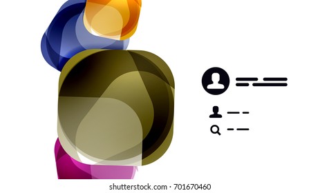Fondo de presentación geométrica moderno. Concepto de negocio o elemento de tecnología digital, folleto o diseño de volante para diseños de banners web