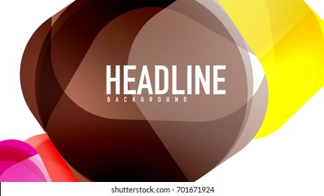 Modern geometric presentation background. Business concept or digital technology element, brochure or flyer design for web banner layouts