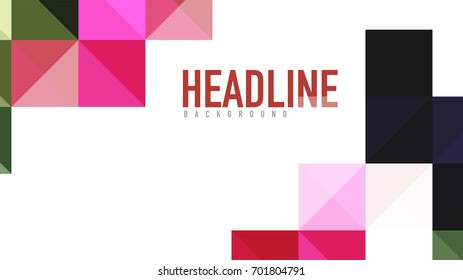 Modern geometric presentation background. Business concept or digital technology element, brochure or flyer design for web banner layouts