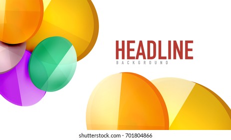 Modern geometric presentation background. Business concept or digital technology element, brochure or flyer design for web banner layouts