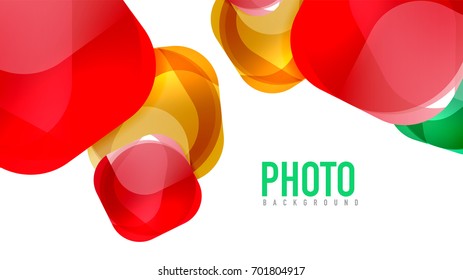 Modern geometric presentation background. Business concept or digital technology element, brochure or flyer design for web banner layouts
