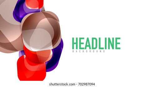Modern geometric presentation background. Business concept or digital technology element, brochure or flyer design for web banner layouts
