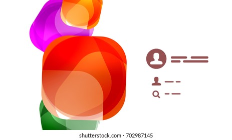 Modern geometric presentation background. Business concept or digital technology element, brochure or flyer design for web banner layouts