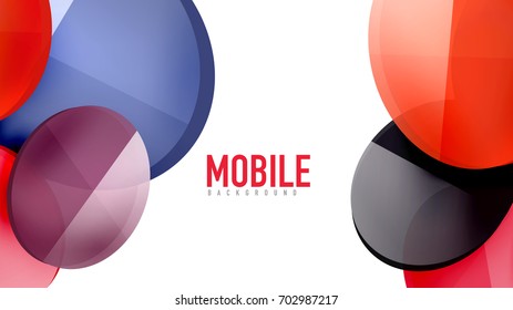 Modern geometric presentation background. Business concept or digital technology element, brochure or flyer design for web banner layouts