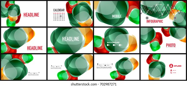 Plano de fundo da apresentação geométrica moderna. Conceito comercial ou elemento de tecnologia digital, brochura ou design de folheto para layouts de banner da Web