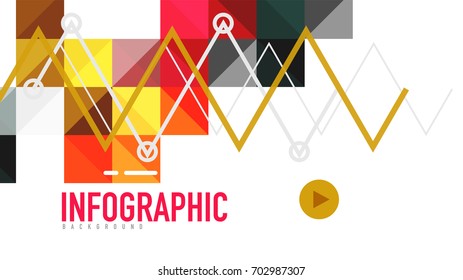 Modern geometric presentation background. Business concept or digital technology element, brochure or flyer design for web banner layouts