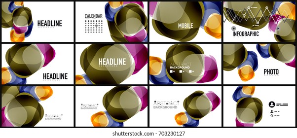 Fondo de presentación geométrica moderno. Concepto de negocio o elemento de tecnología digital, folleto o diseño de volante para diseños de banners web